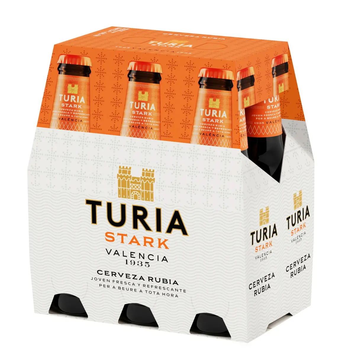 Helles Bier Turia Stark, 6 Flaschen