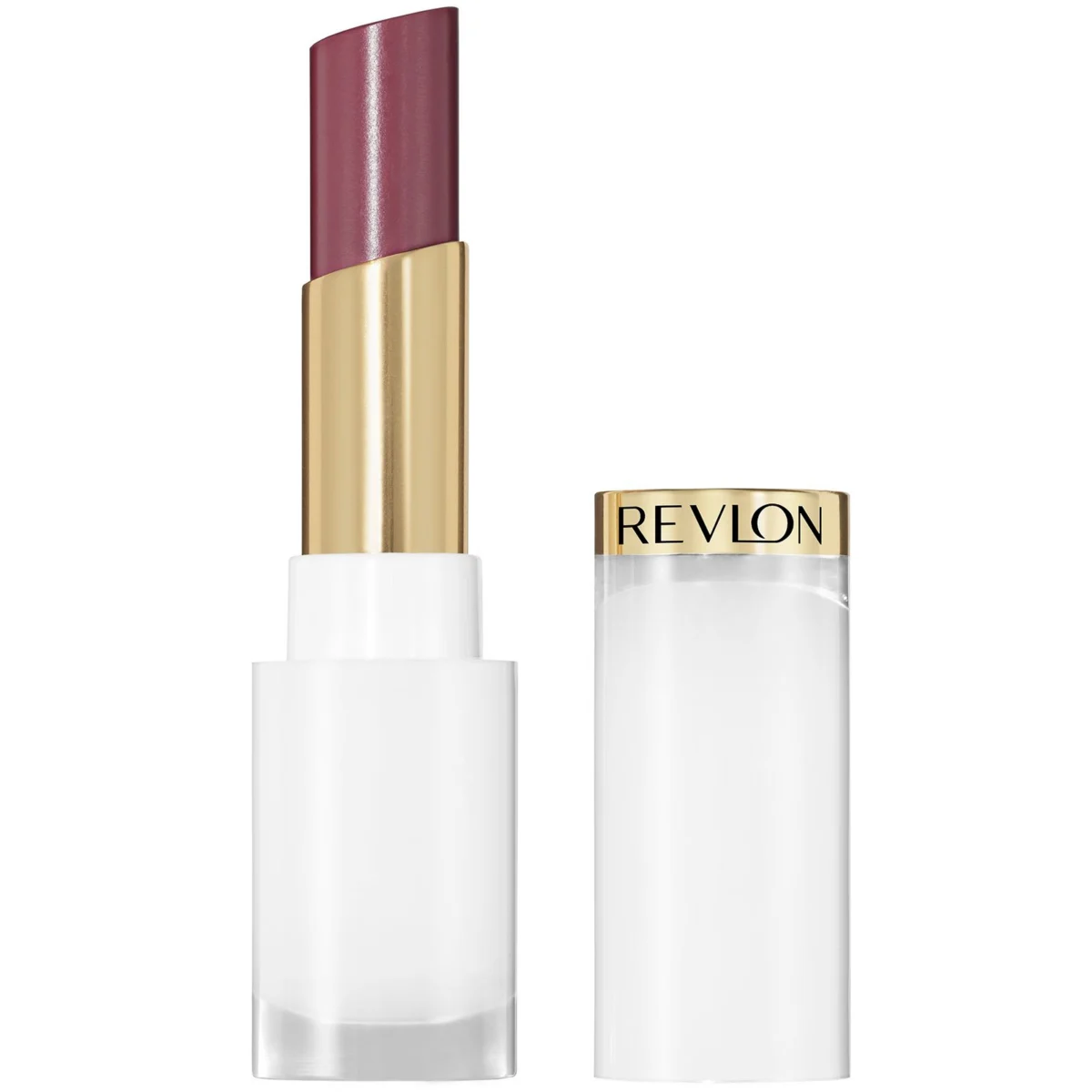 Barra Labial Glass Shine Glazed Mauve Revlon