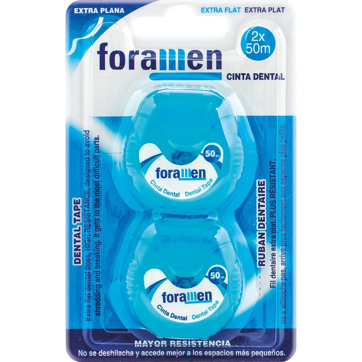 Extra-flat dental tape Foramen