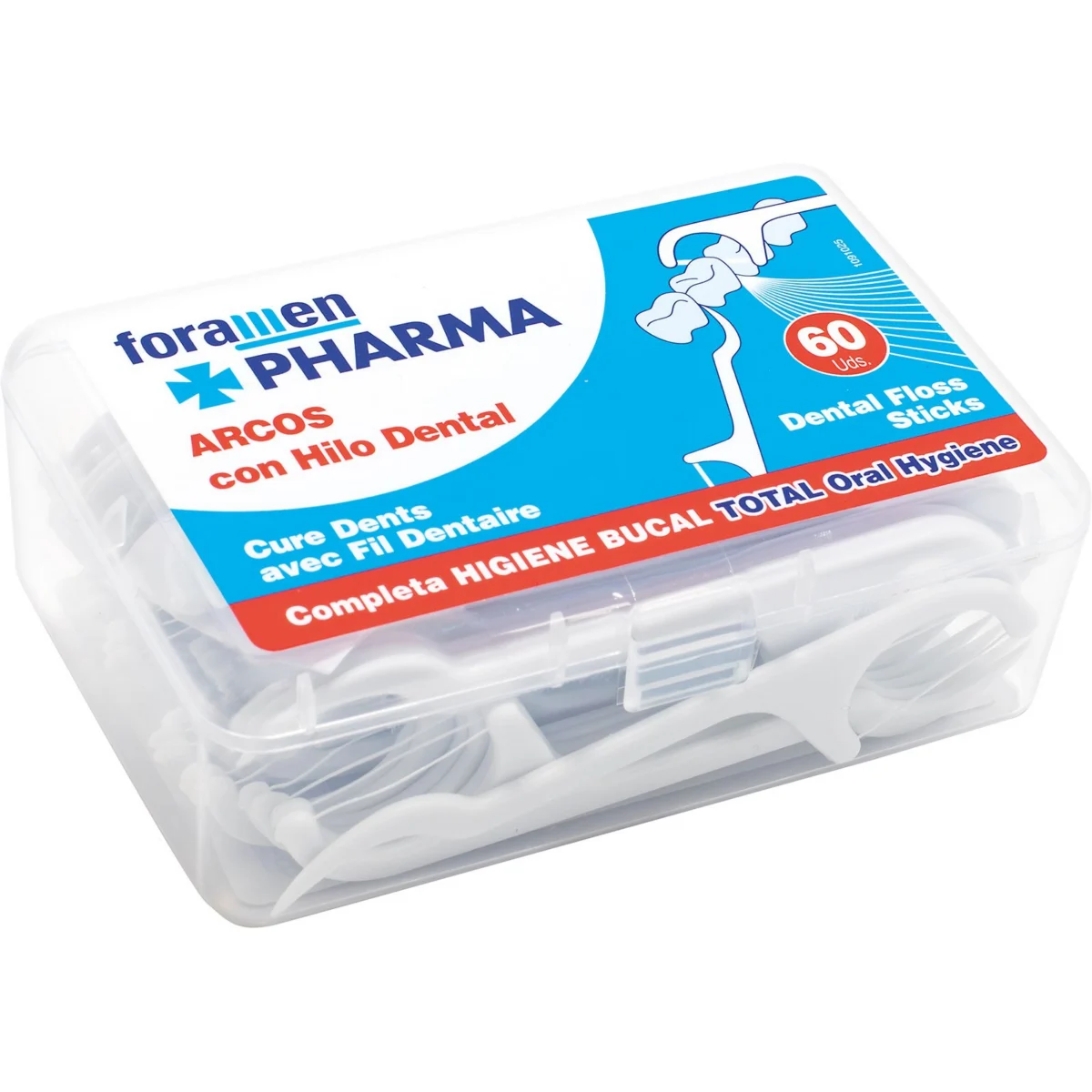 Zahnseide mit Halter Foramen