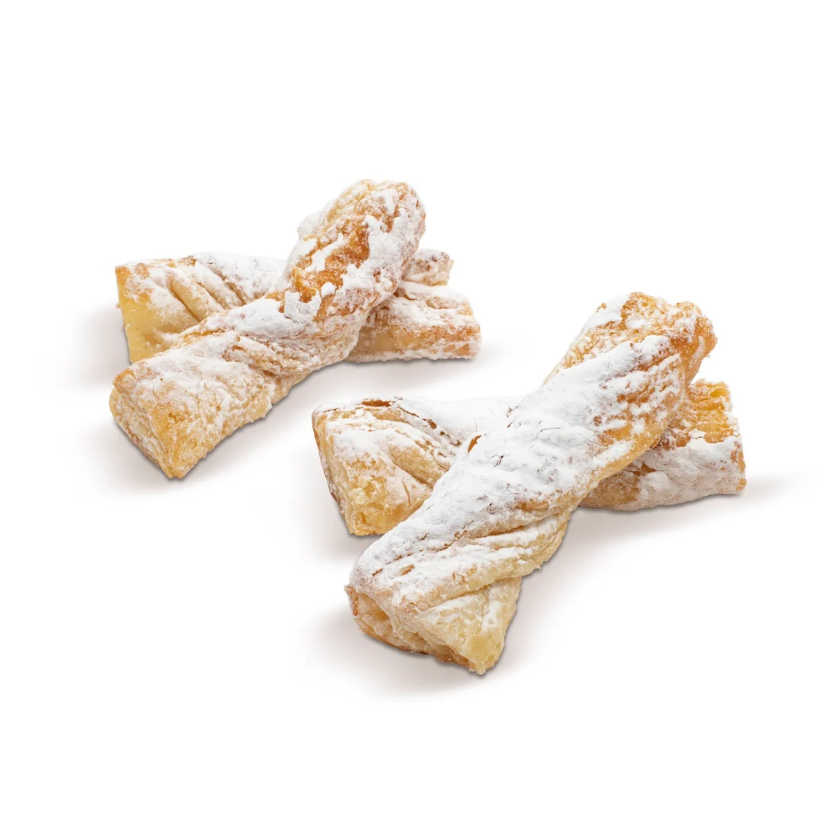 Nœuds feuilletés blancs, 4 unités