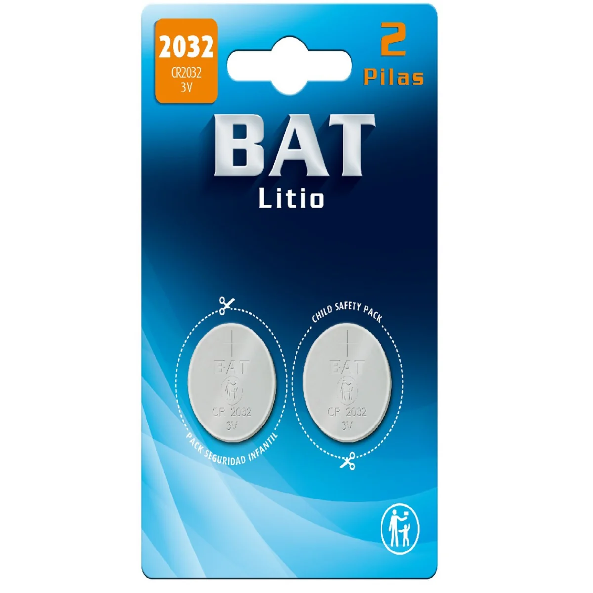 Pile au lithium CR2032 Bat