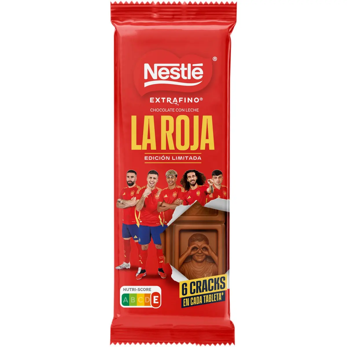 Extra-thin milk chocolate La Roja Nestle