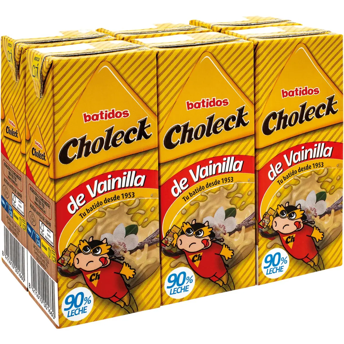 Milchshake mit Vanillegeschmack im Minikarton Choleck
