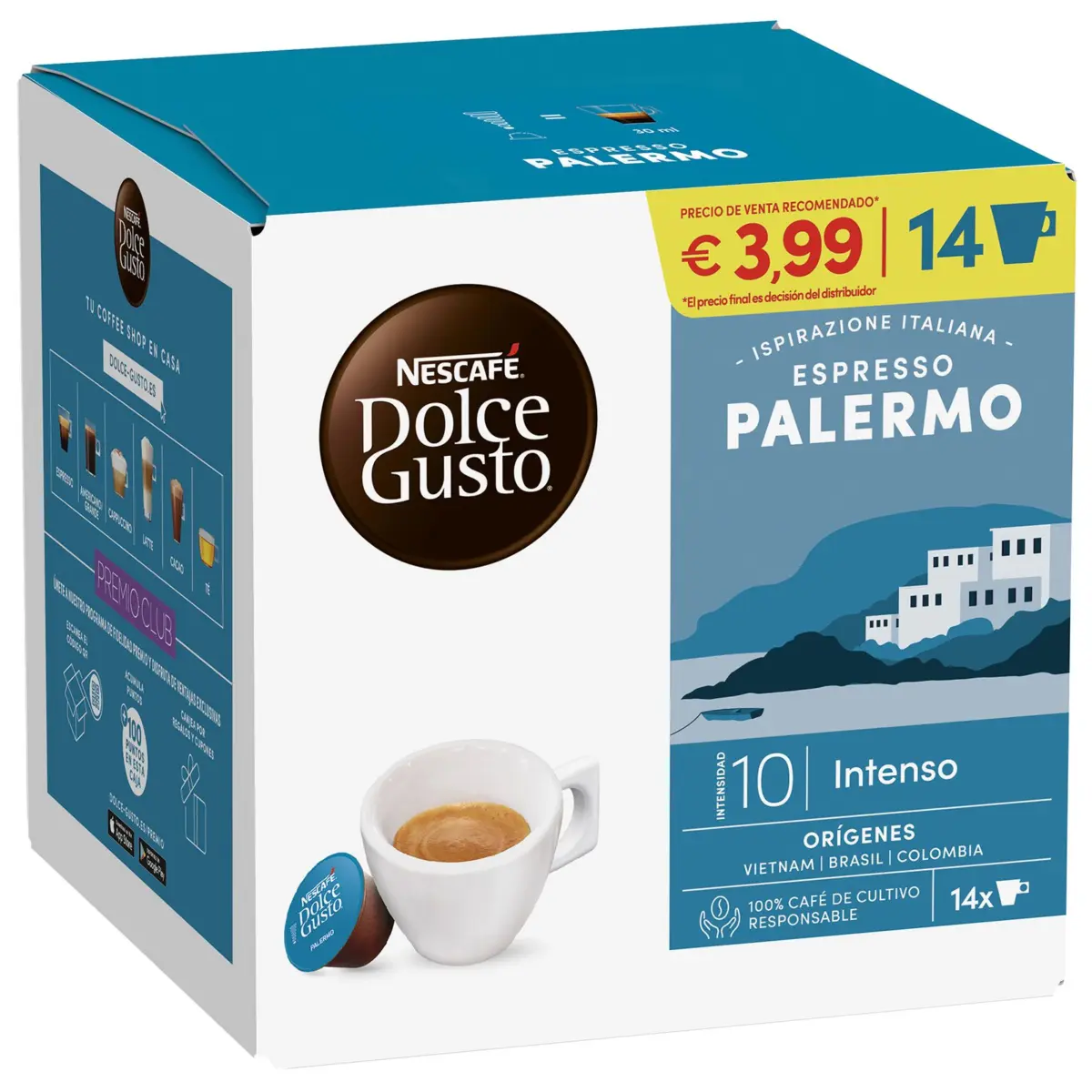 Café Espresso Palermo 14 Unidades Dolce Gusto