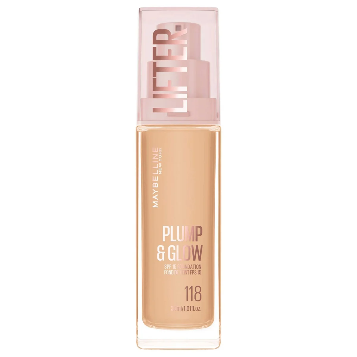 Base Maquillaje 118 Lifter Plump&Glow Maybelline