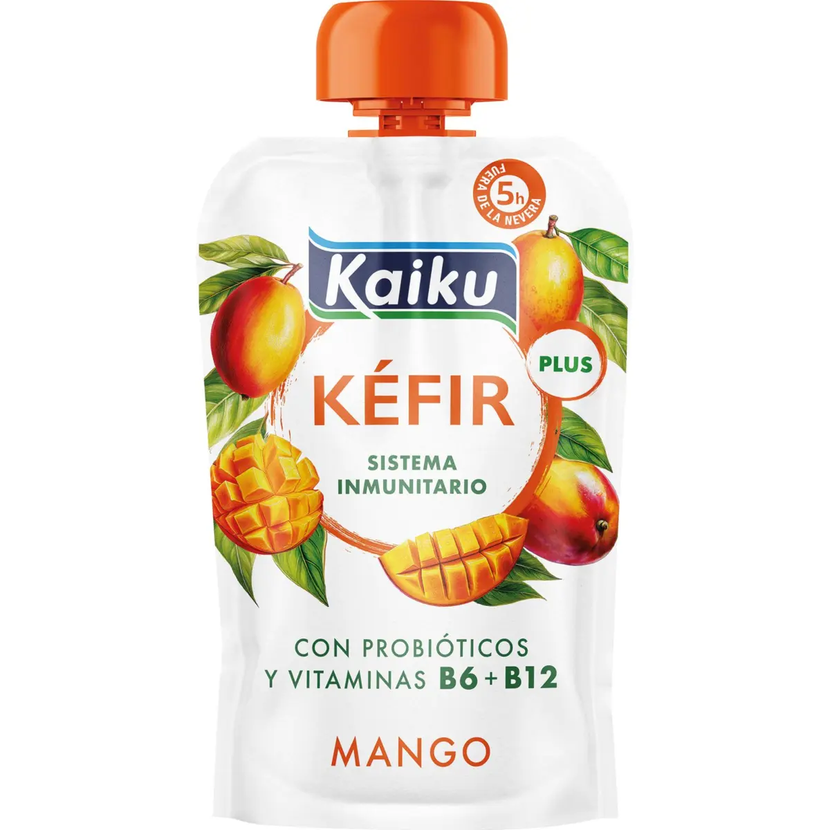 Kefir mit Mangogeschmack im Beutel Kaiku