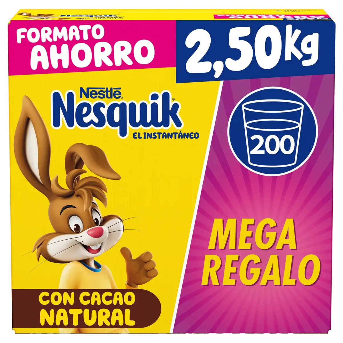 Instant cocoa Nesquik, box