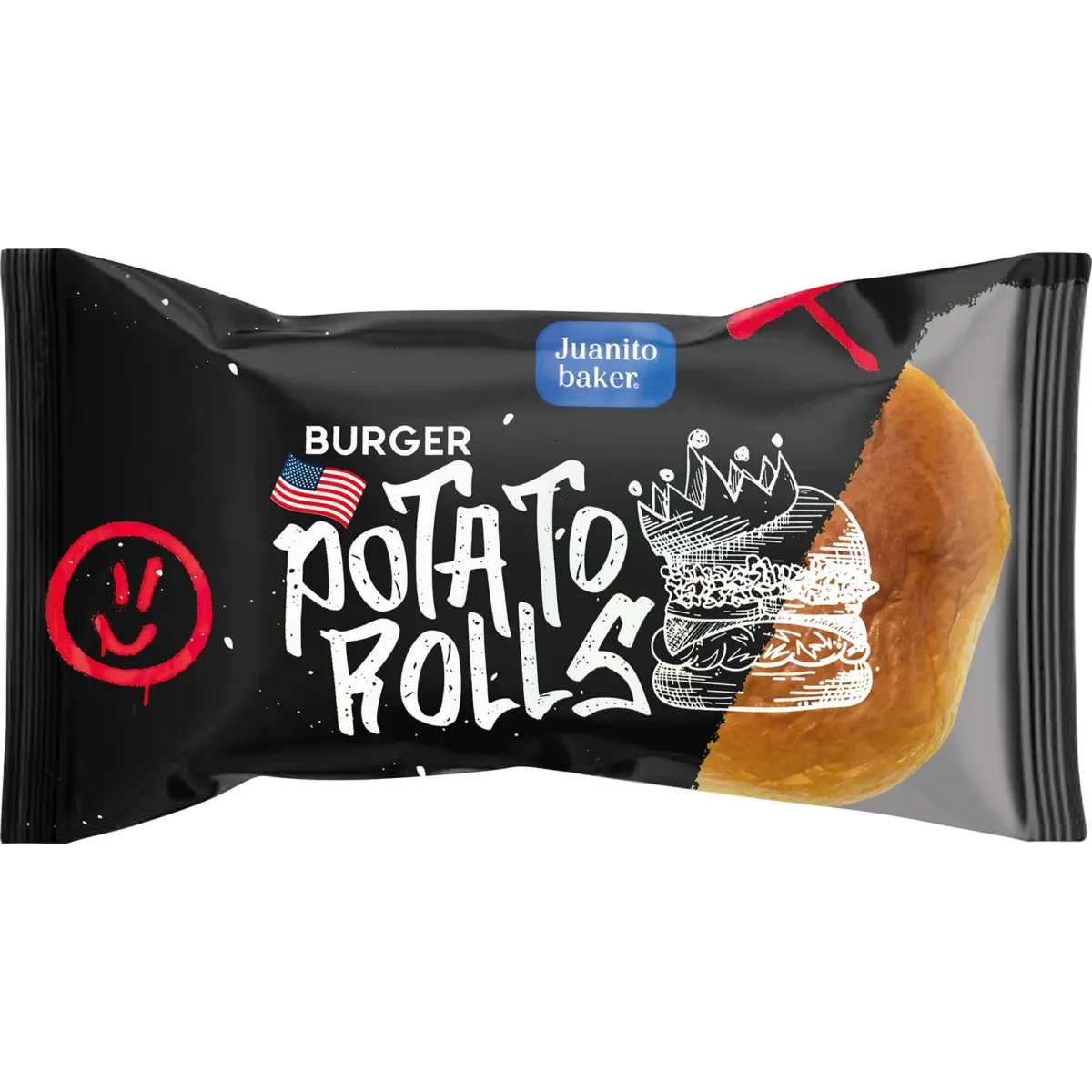 Panets per a hamburguesa Potato Rolls 2 unitats Juanitobaker