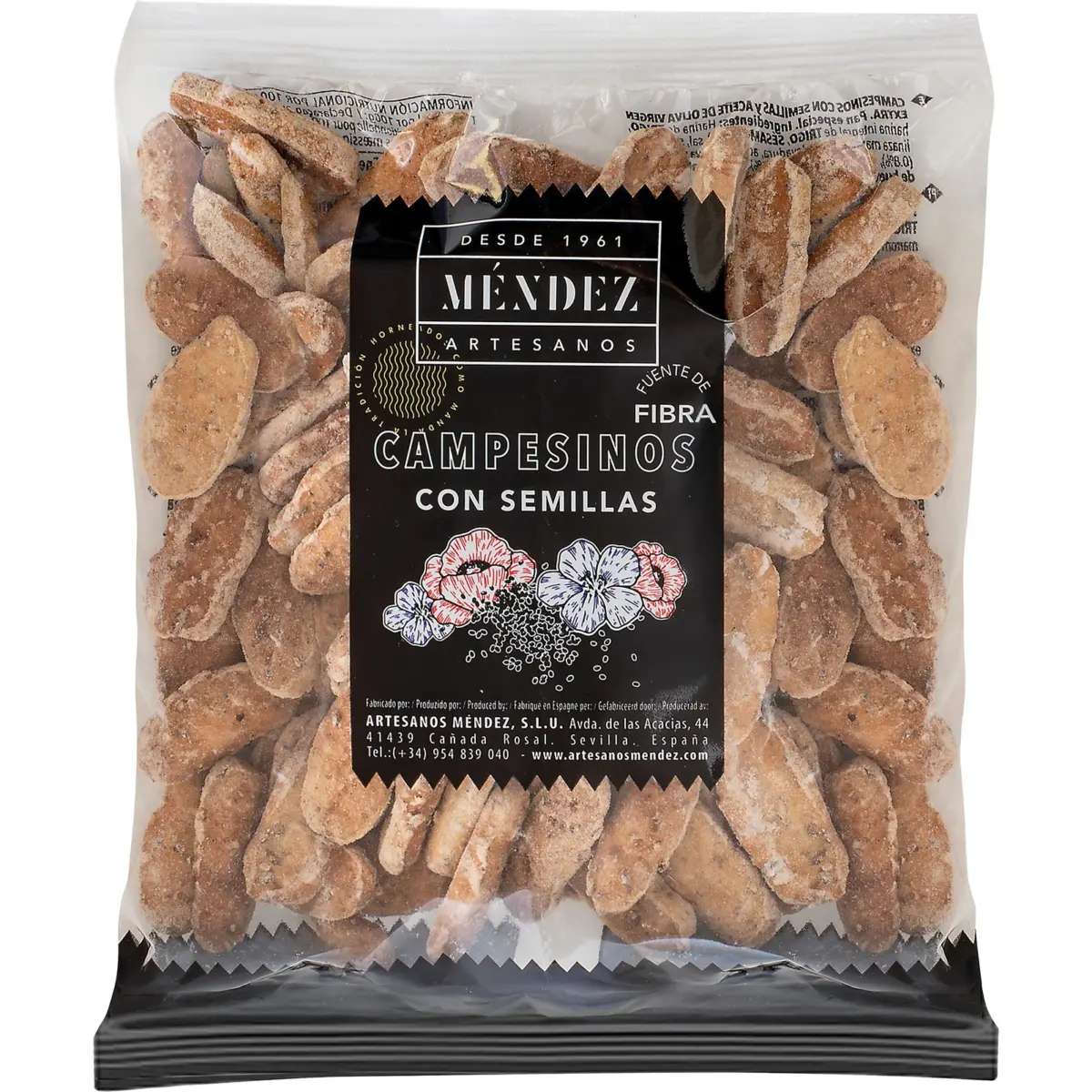 Pain paysan aux graines Mendez