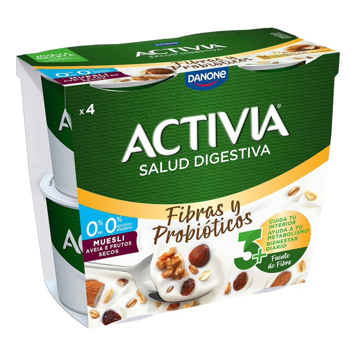 Activia 0% Muesli Danone