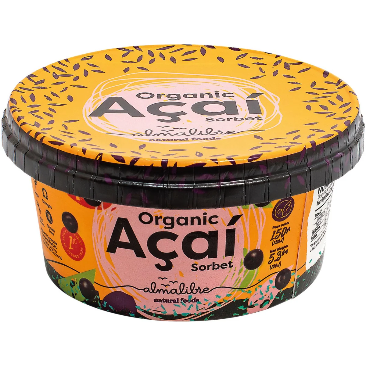 Sorbete Fruta Açaí Tarrina Almalibre