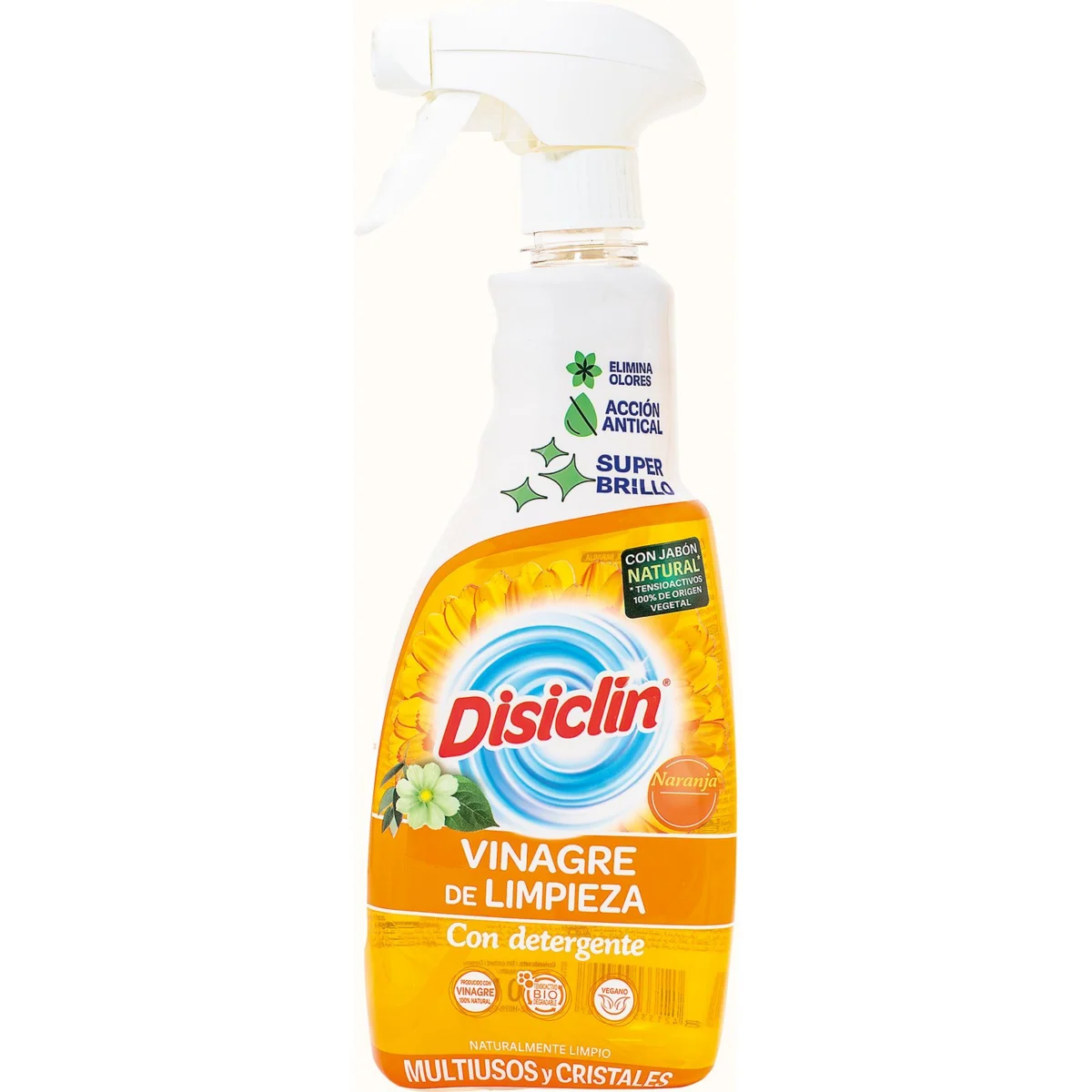 Disiclin orange vinegar multi-purpose cleaner, trigger spray