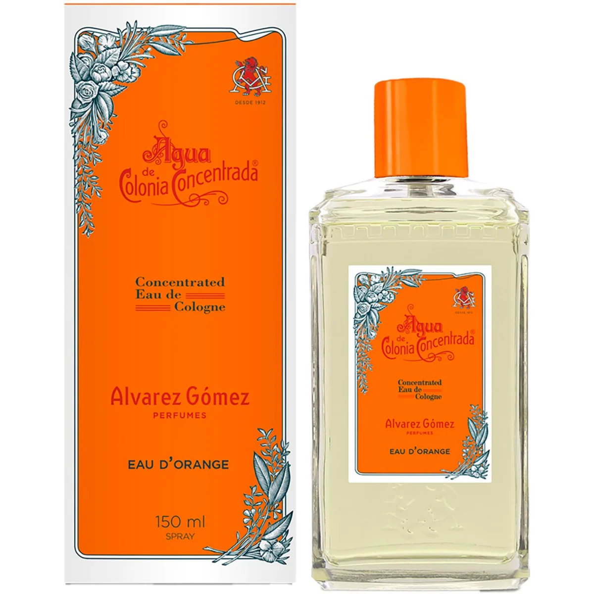 Eau de Cologne concentrée à l’orange Alvarez Gome