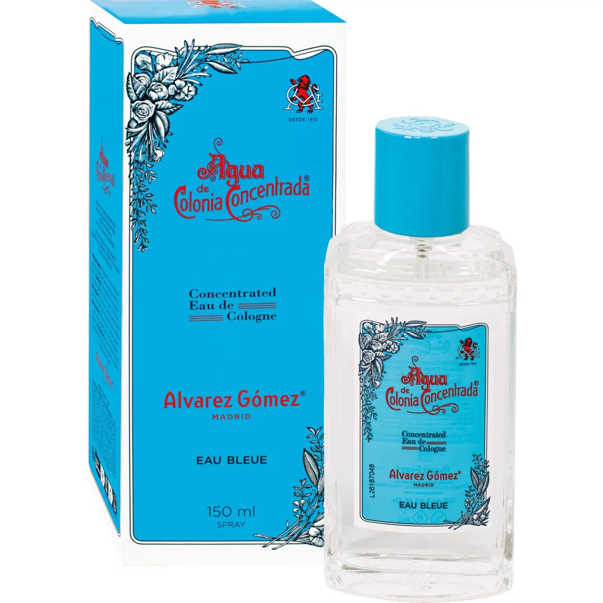 Concentrated Bleue Cologne Water Alvarez Gome