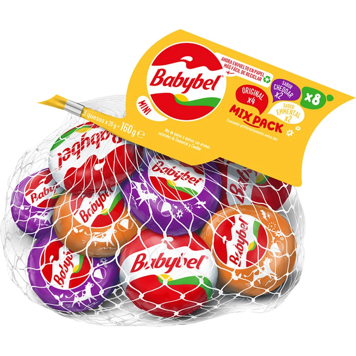 Formatge Minibabybel Mix 8 unitats