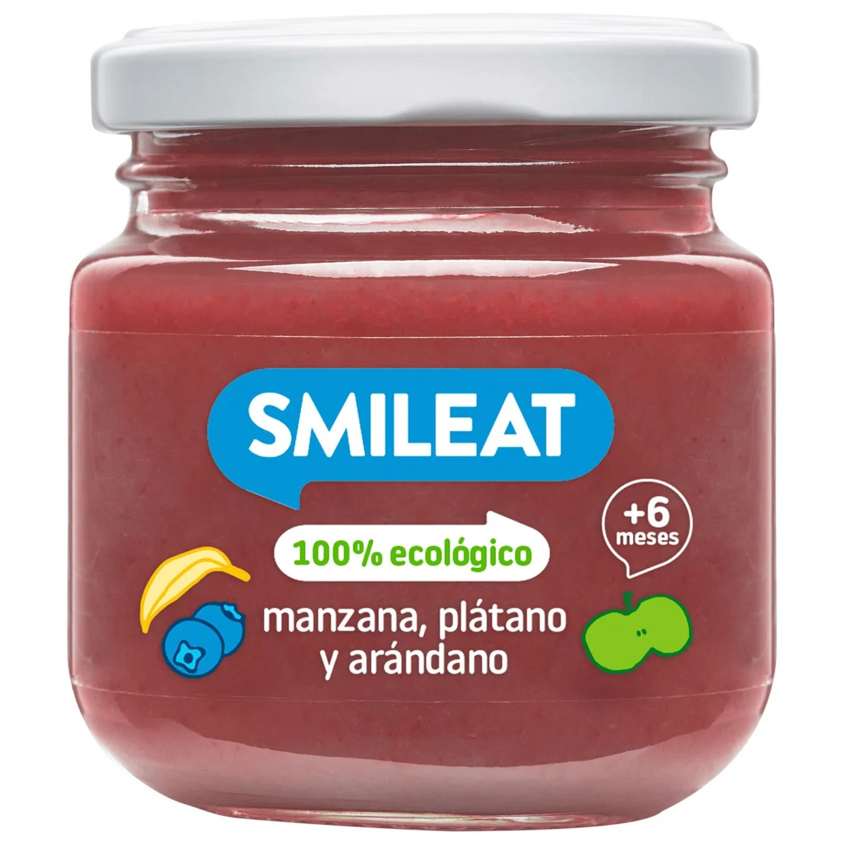 Potet ecològic de poma, plàtan i nabius Smileat