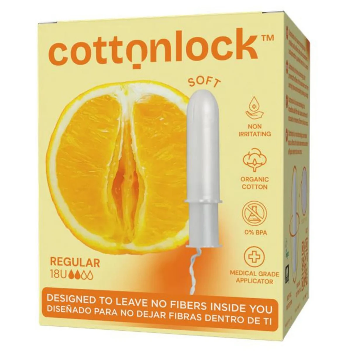 Tampó Regular de cotó orgànic Cottonlock