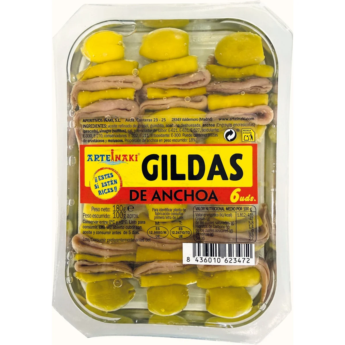 Anchovy gildas Arteiñaki