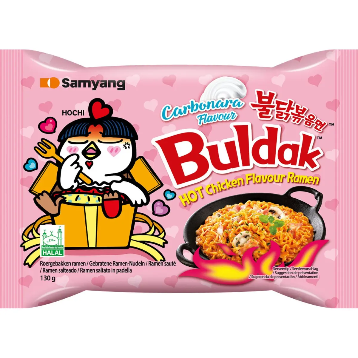 Nudeln Carbonara Buldak