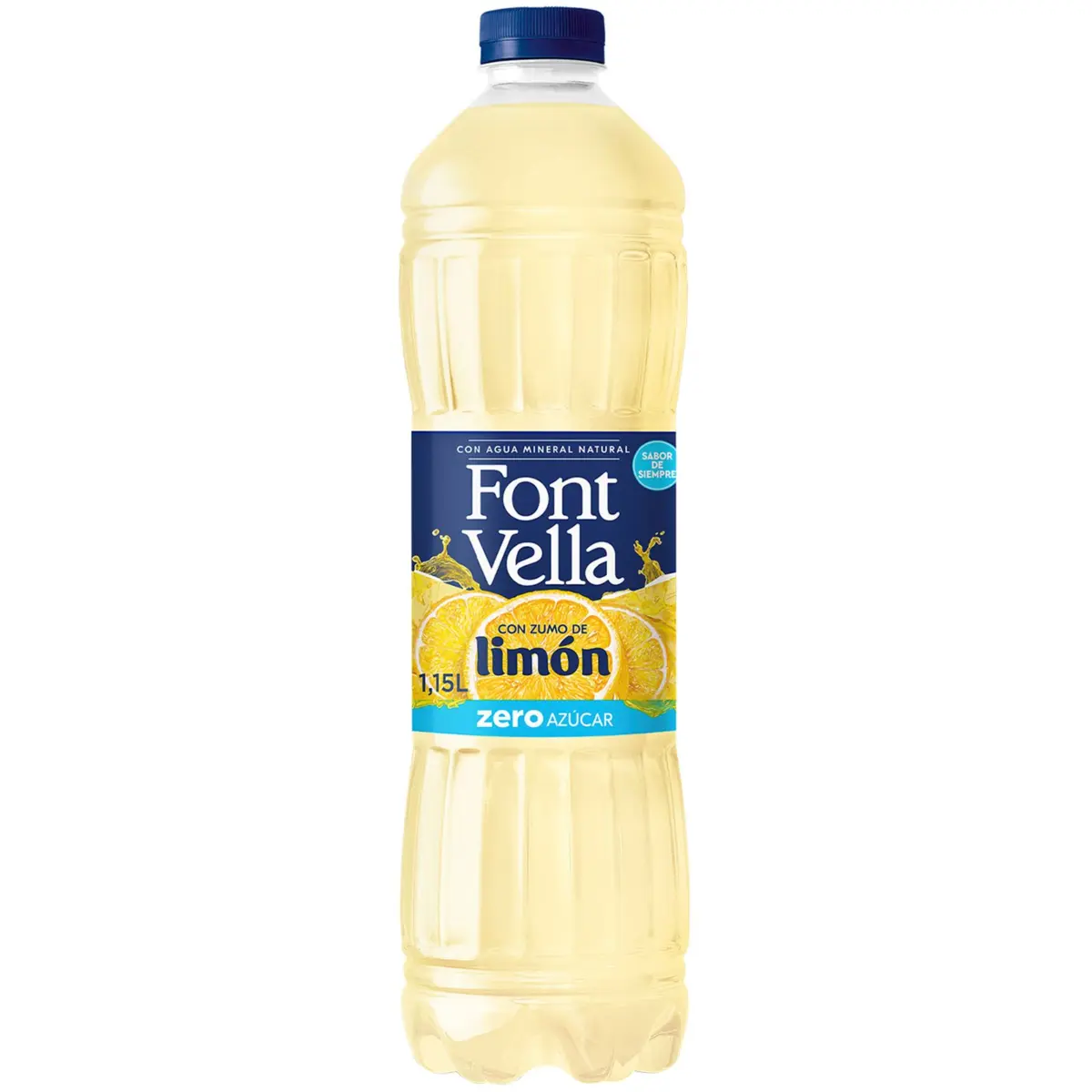 Eau avec jus de citron Zero Font Vella, bouteille PET