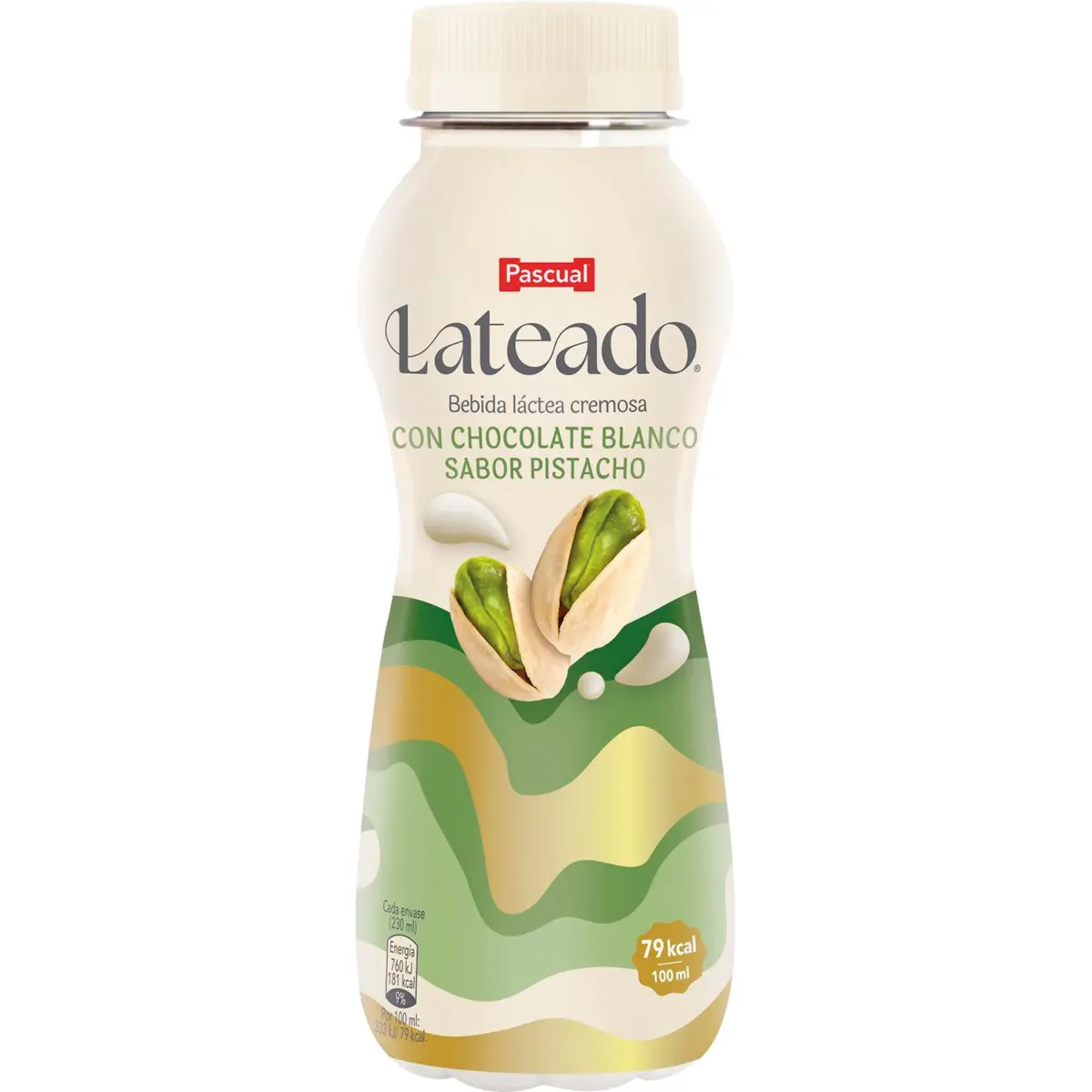 Boisson lactée crémeuse goût pistache Pascual