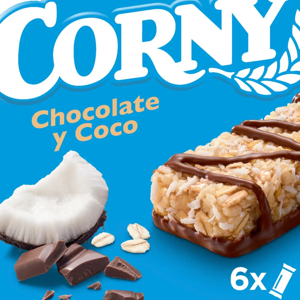 Barritas Cereales con Choco Leche y Coco Corny