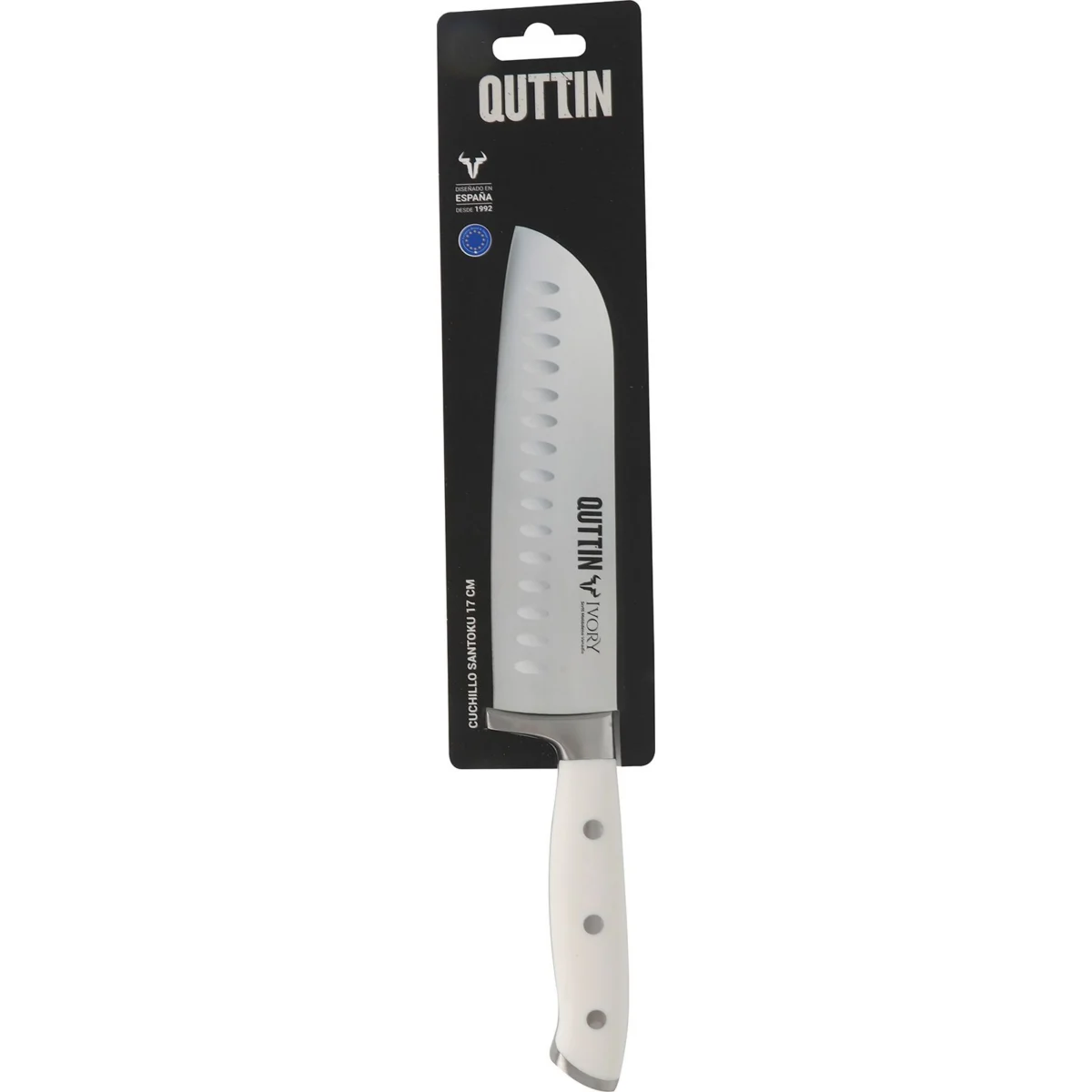 Ganivet santoku 17 cm Bull Ivory Quttin