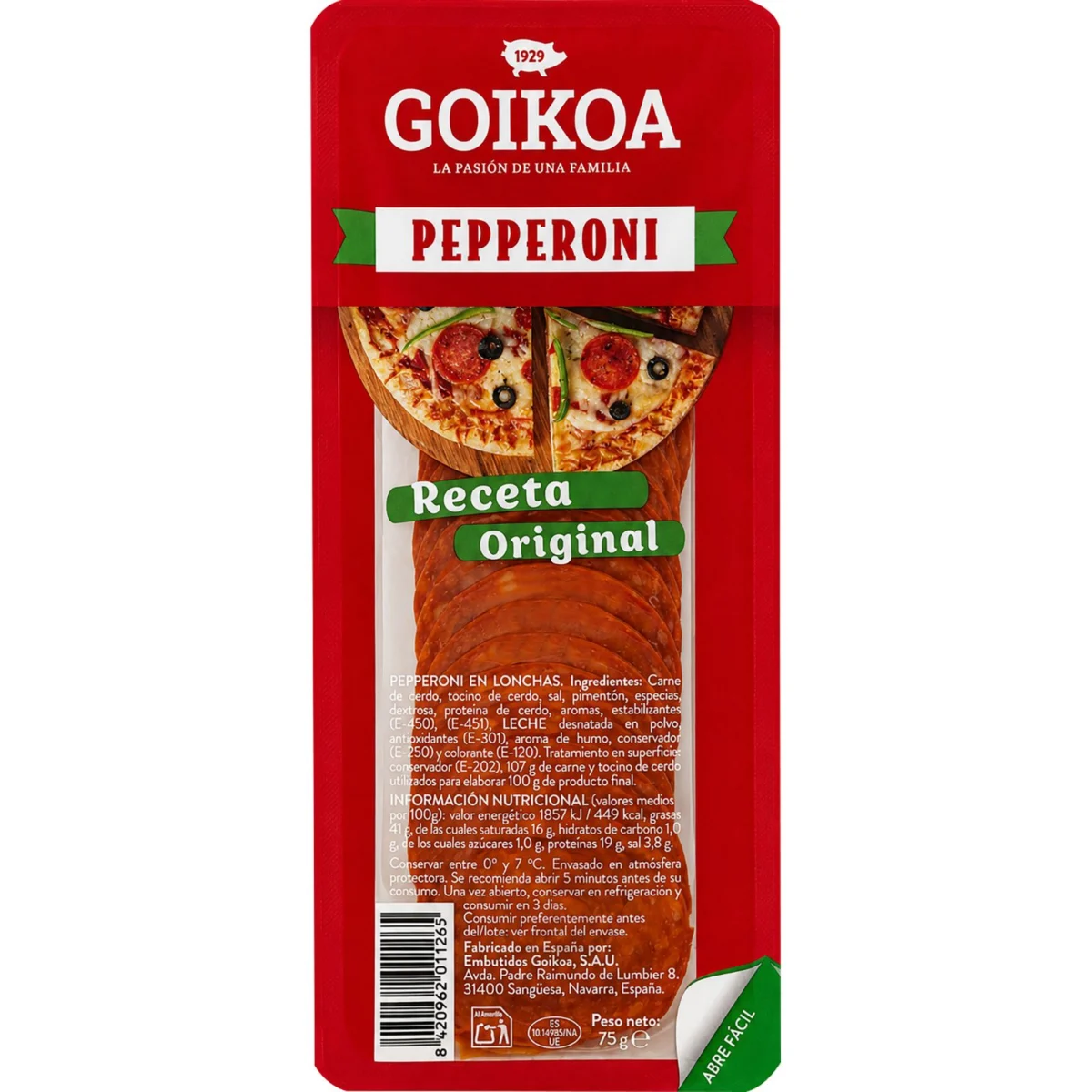 Pepperoni Goikoa