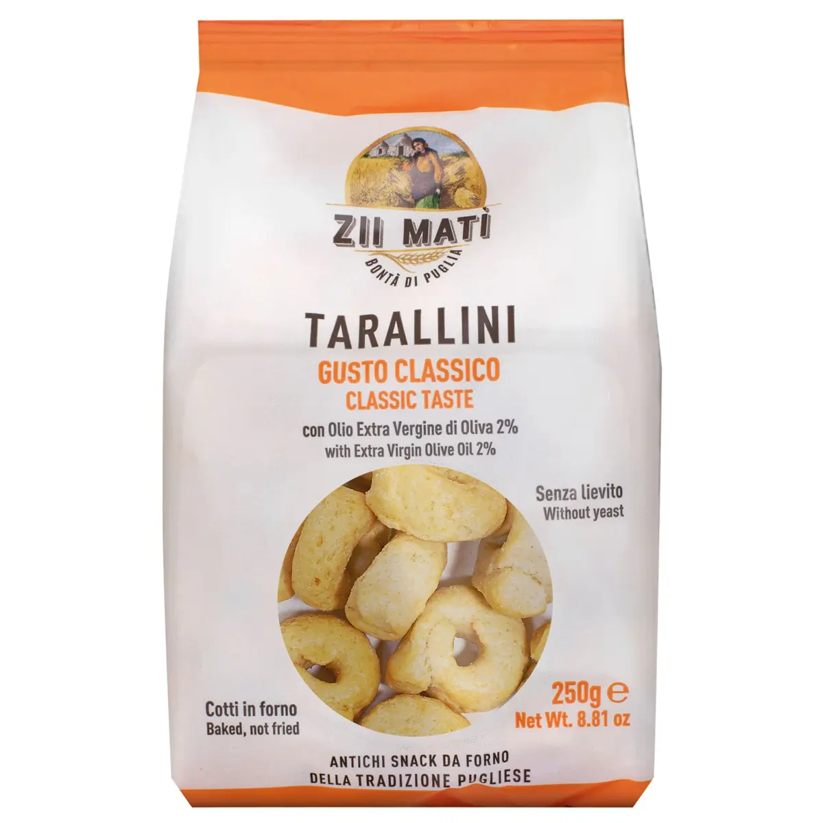 Tarallini con AOVE Sabor Clásico Zii Matí