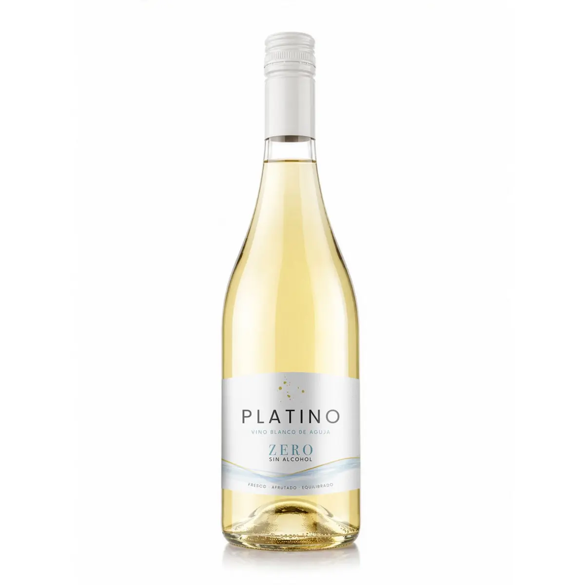 Alcohol-free sparkling white wine Platino