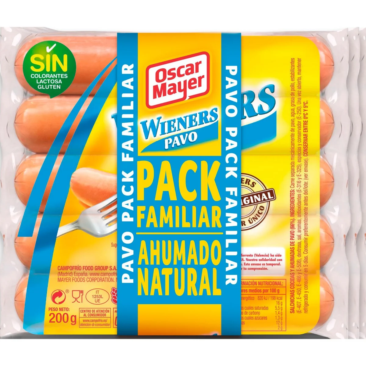 Saucisse de dinde Wiener Oscar Mayer