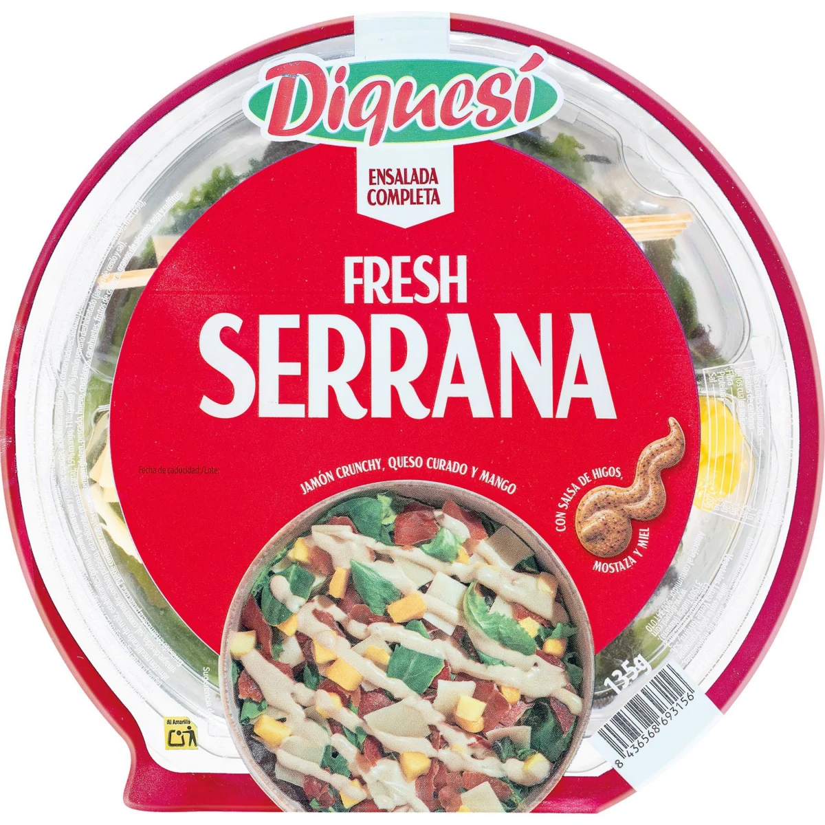 Serrano Salad with Crispy Ham Di Que Si