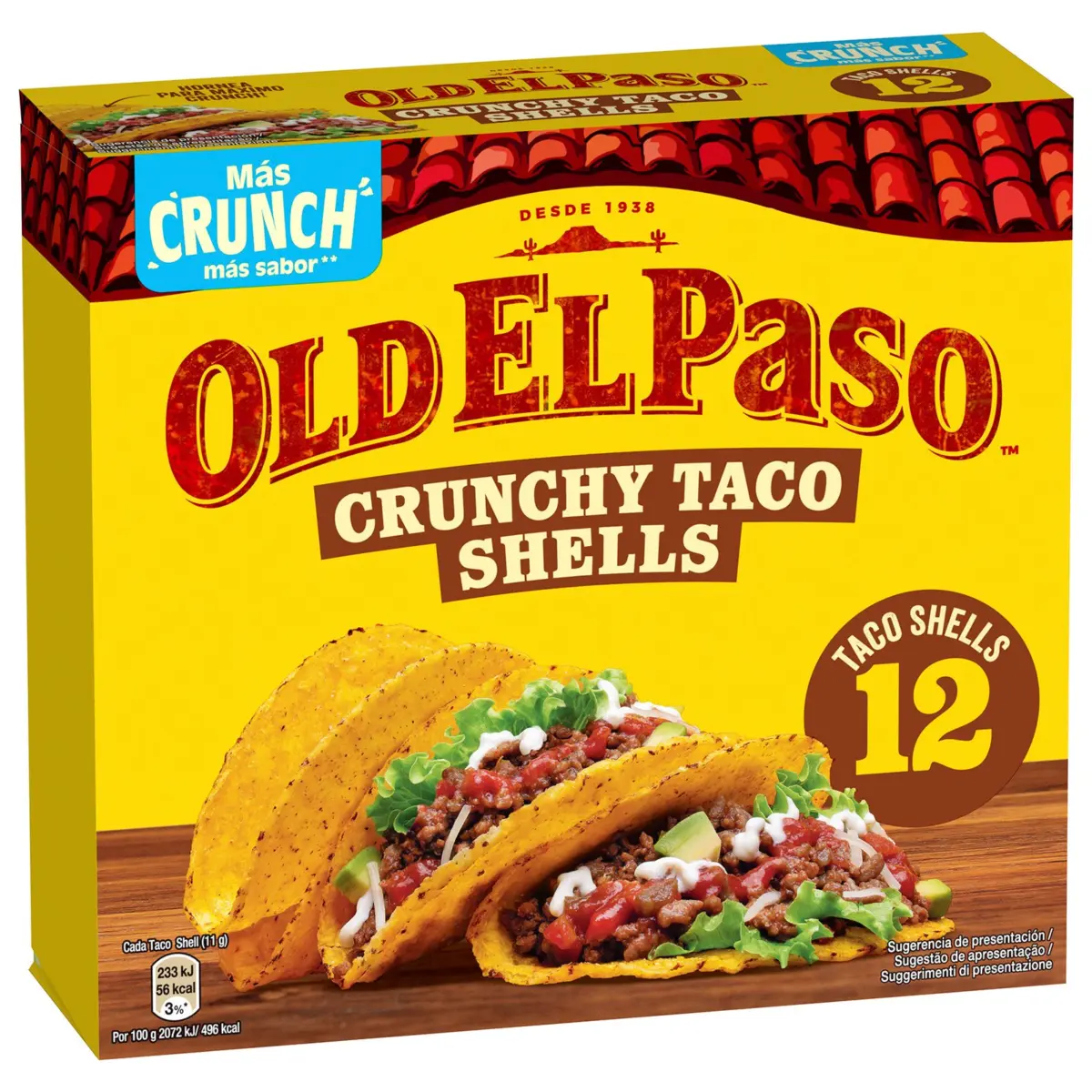 Taco-Schalen, 12 Stück Old El Paso