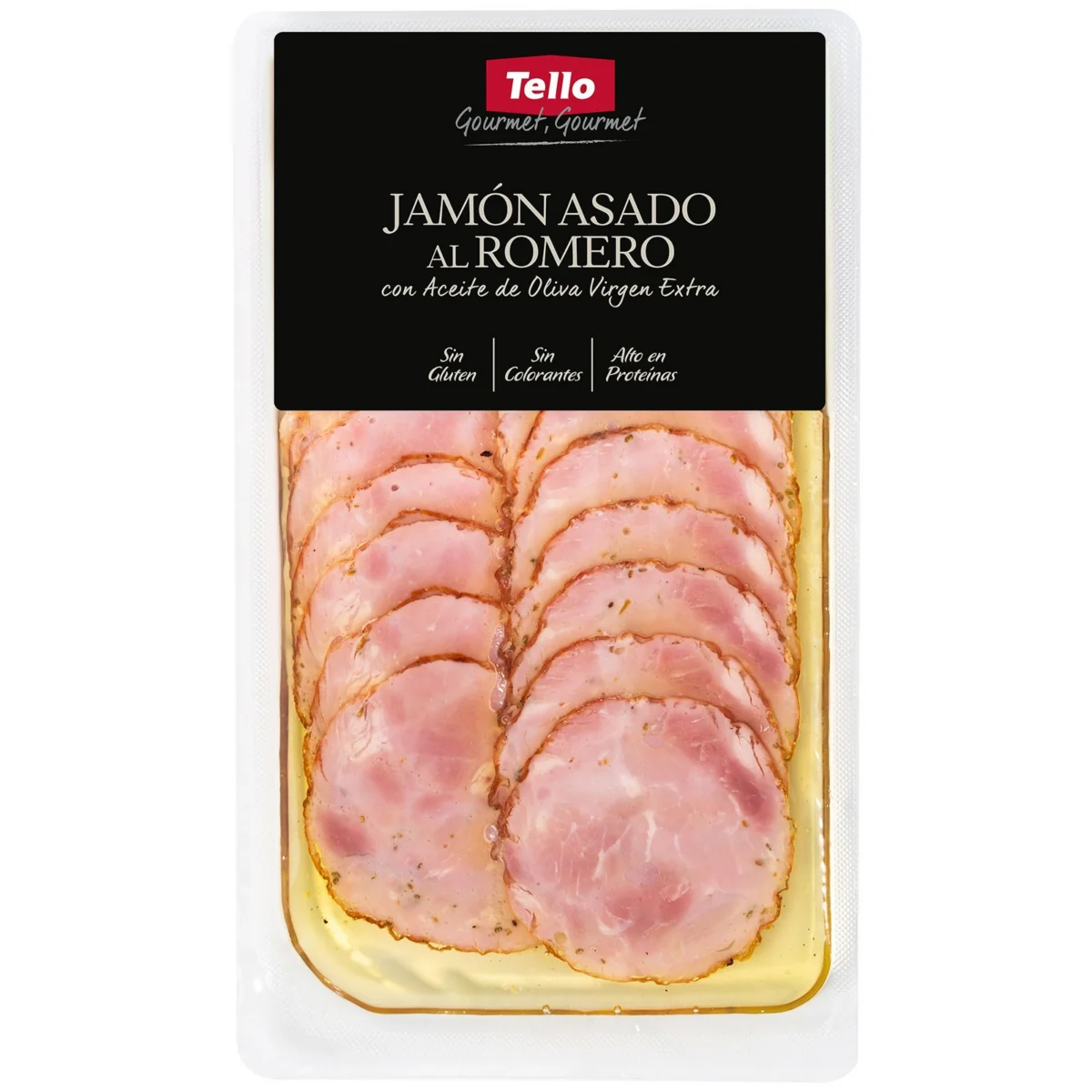 Pernil rostit amb romaní i oli d’oliva verge extra Tello