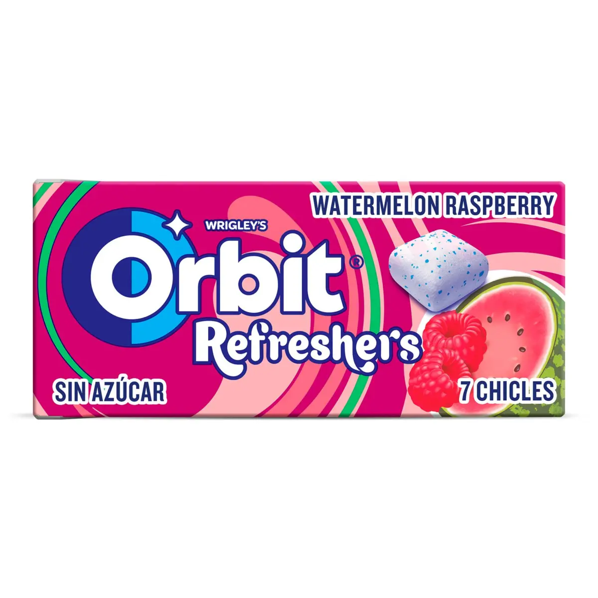 Chicle Refresher's Sandía y Frambuesa Orbit