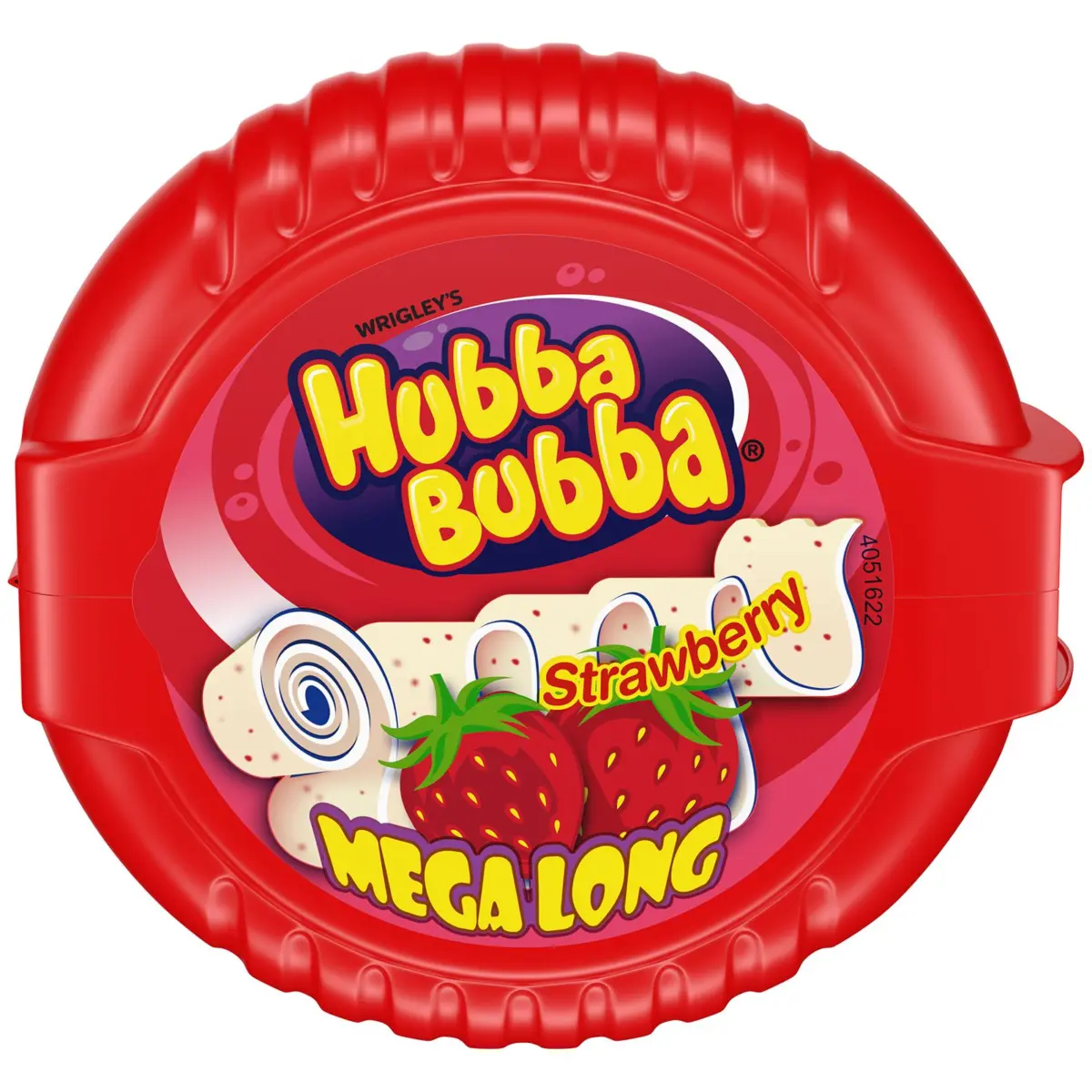 Kaugummi mit Erdbeergeschmack Mega Long Hubba Bubba