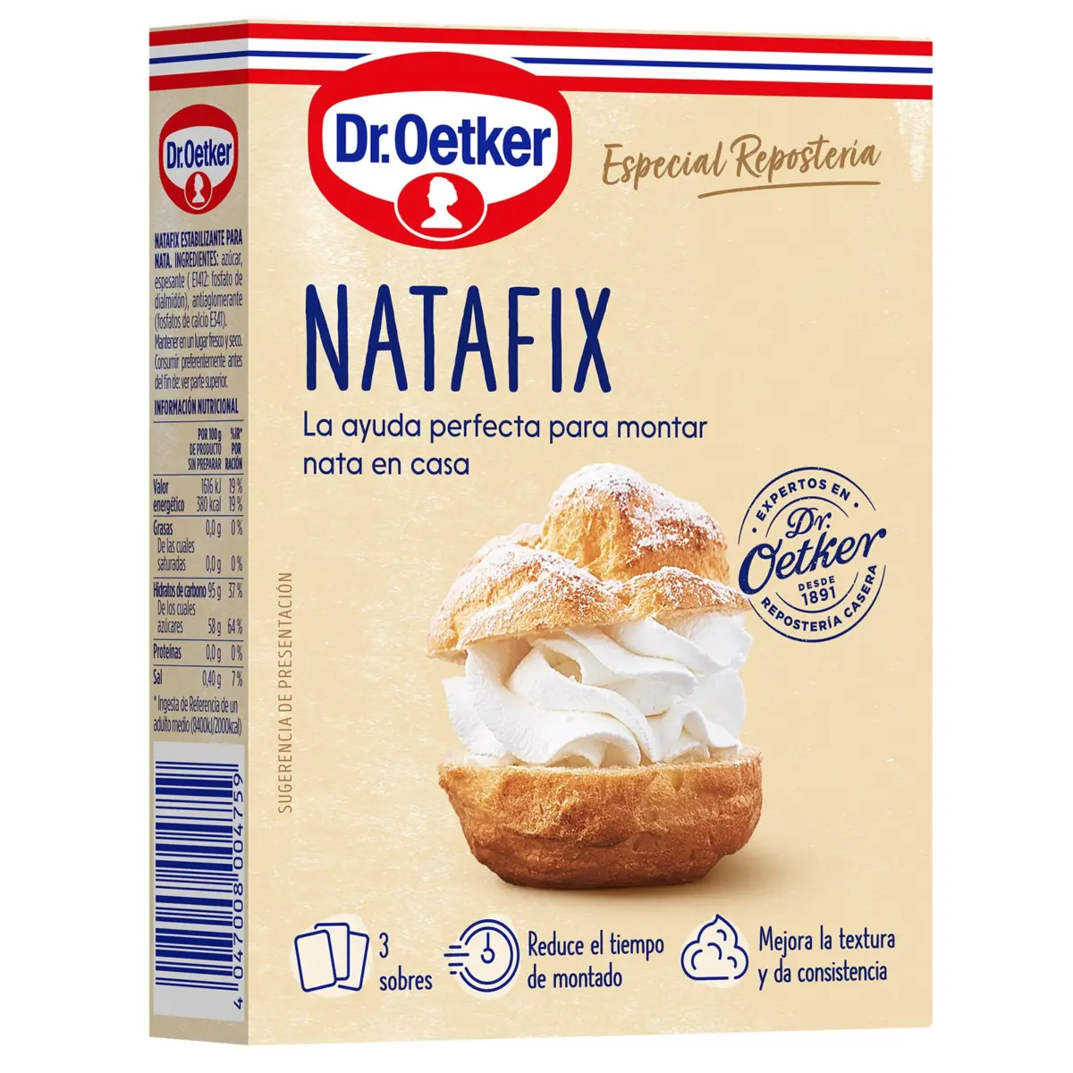 Natafix Dr.oetker, 3 sachets