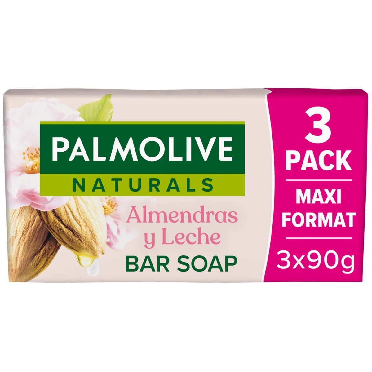 Handseife mit Mandeln und Milch, Stück Palmolive
