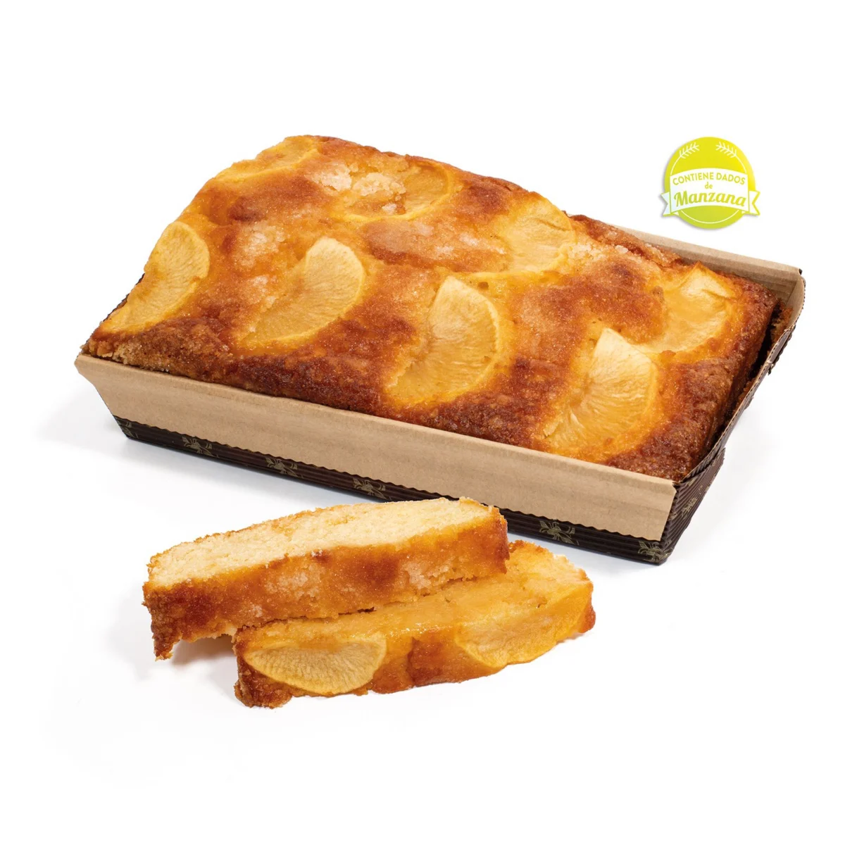 Hausgemachter Kuchen mit Apfelstücken