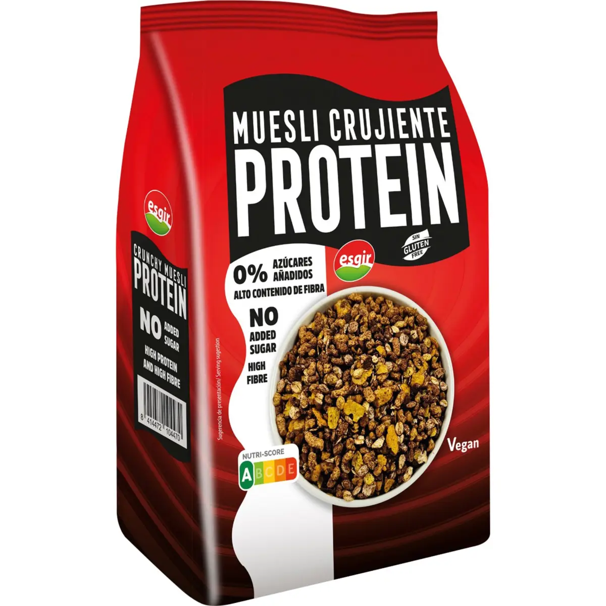 Хрусткі мюслі Protein без доданих цукрів Esgir