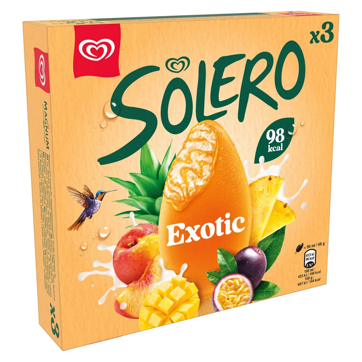 Solero Exotic 3 Unidades Frigo