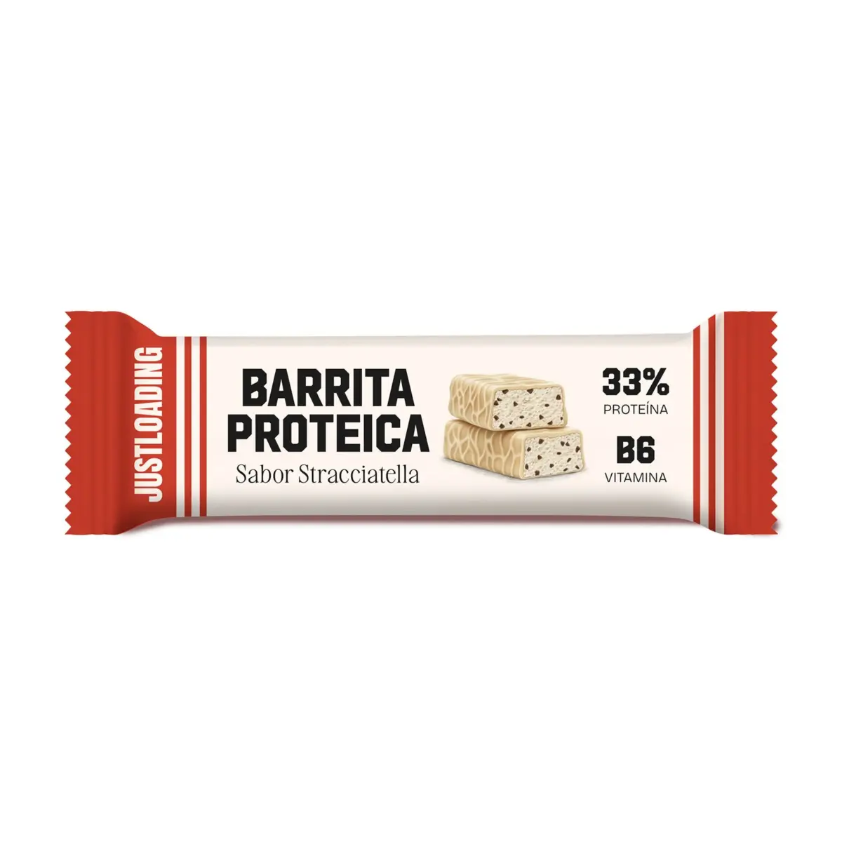 Proteinriegel mit Stracciatella-Geschmack 33% Just Loading