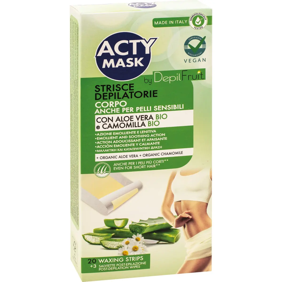 Bandes depilatòries corporals Acty Mask