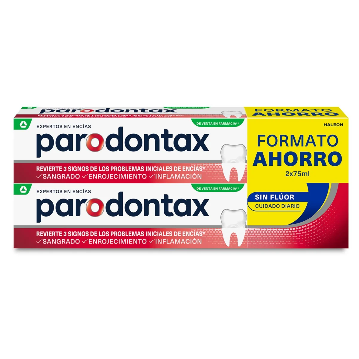 Fluoride-free toothpaste Parodontax