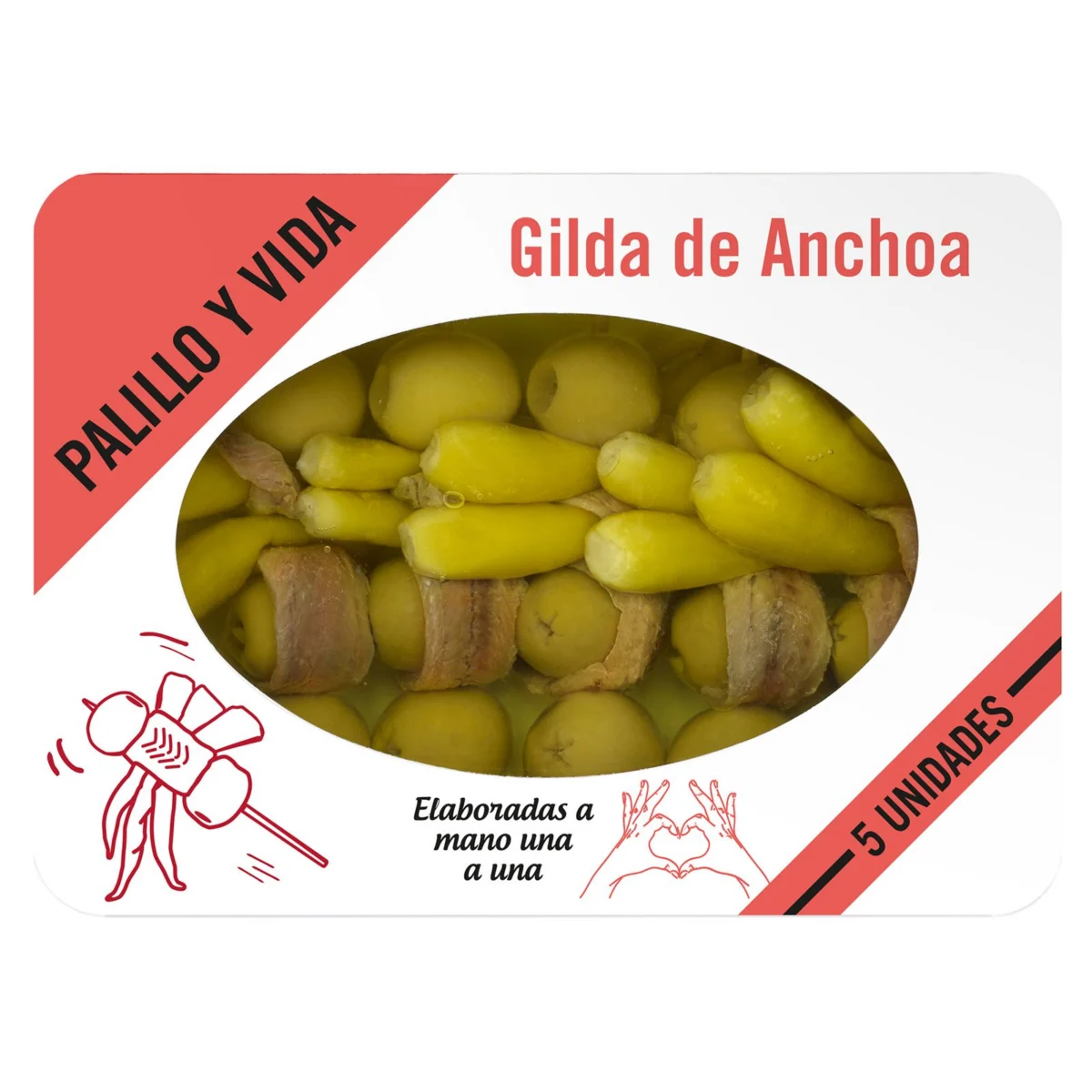 Gilda d’anxova elaborada a mà Palillo Vida