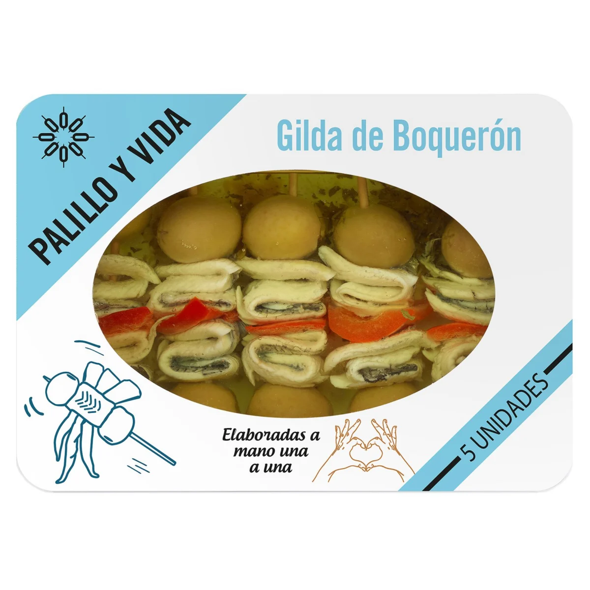 Handmade boquerón gilda Palillo Vida