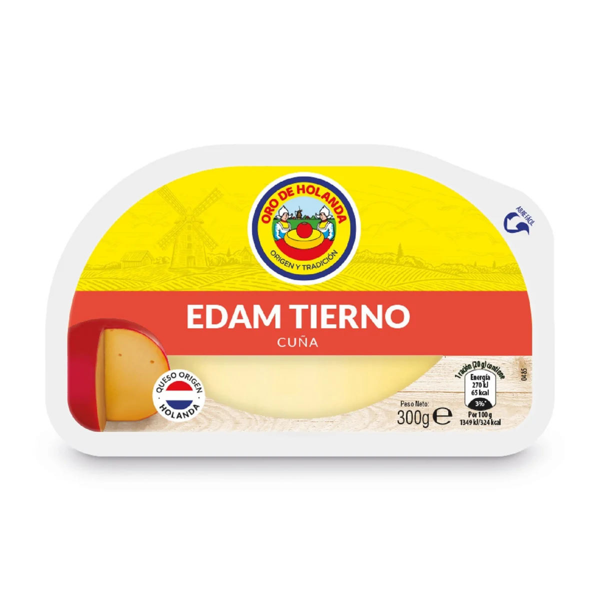 Queso Edam Tierno Bola Cuña Oro Holanda