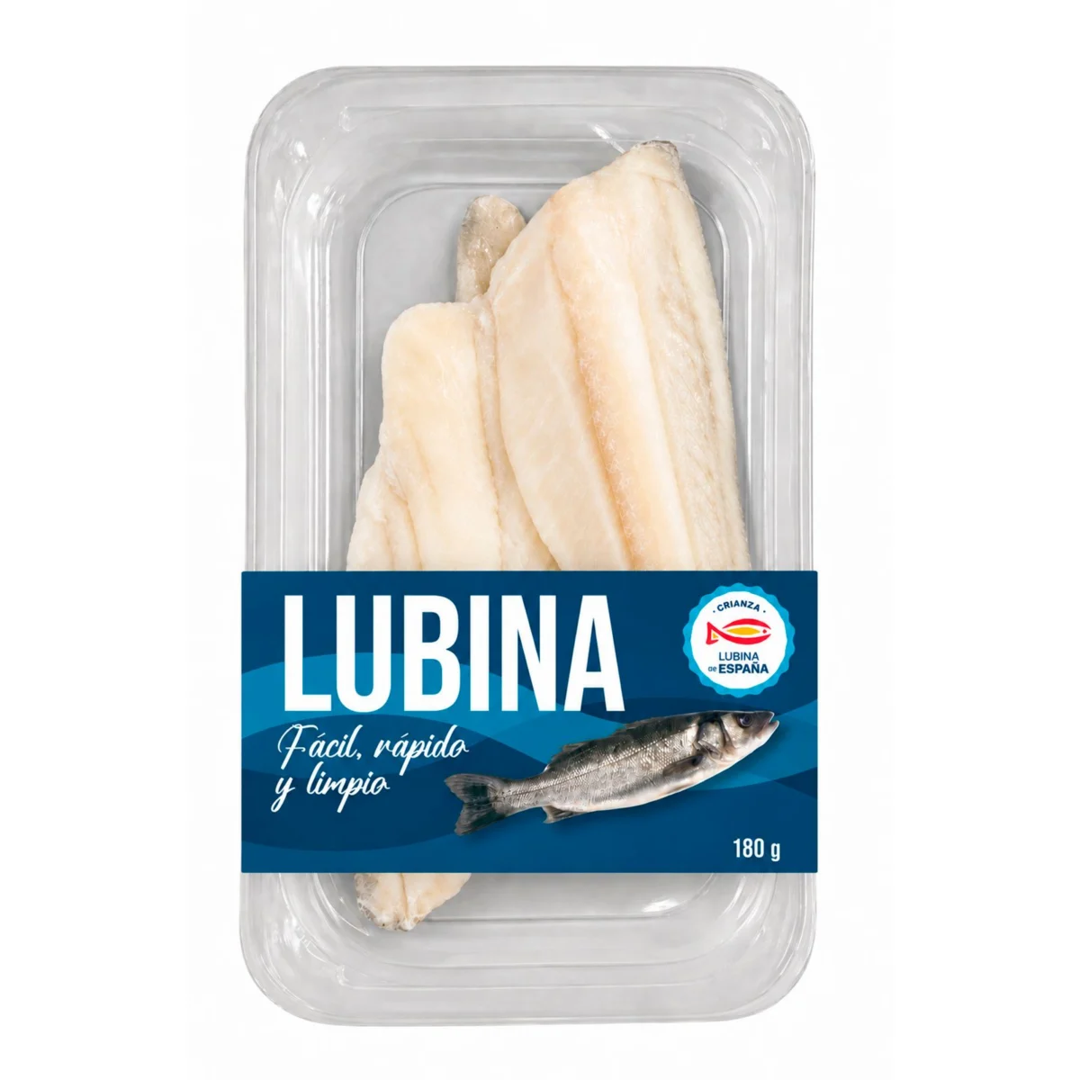 Filete Lubina 180 gr Crianza de España