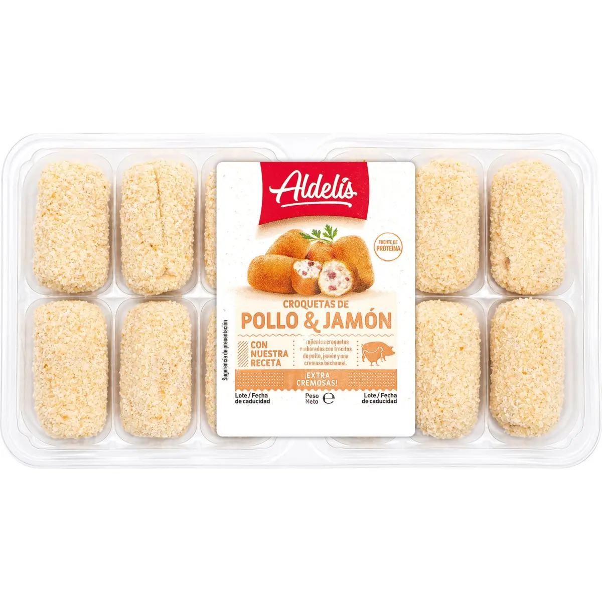 Croqueta Pollo y Jamón Aldelis